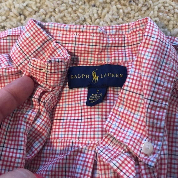 Ralph Lauren Plaid Striped Button-down Shirt - Picture 3 of 3
